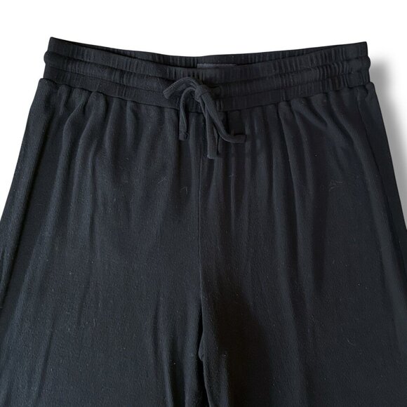 Hatch Maternity The  Softest Rib Shorts Sz 2 Medium Black Drawstring Pull On - Picture 3 of 7